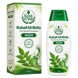 Kshaf-ul-Shifa Neem Anti-Dandruff Shampoo 150ml bottle with box